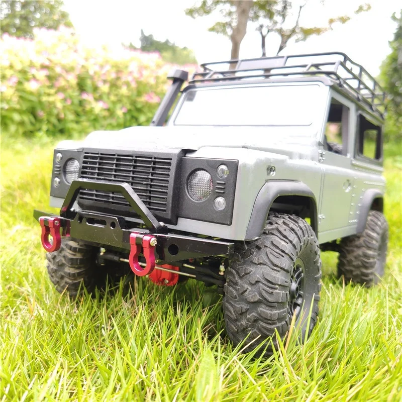 Metal Front Bumper for MN D90 D91 D96 MN90 MN99S 1/12 RC Car Upgrade Parts Accessories,Black