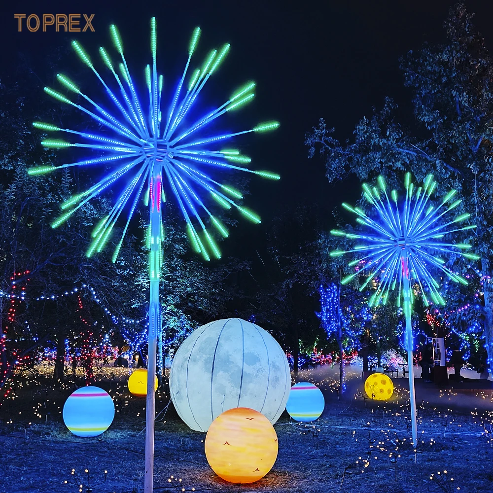 Outdoor IP65 Led Christmas  Light Strip Sound Recognize Thanksgiving Home Artificial Led  Tree Light Dimmable