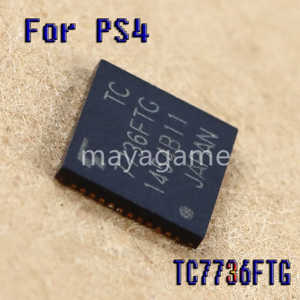 1/5pcs Original New For PS4 TC7736FTG Handle Grip Power Supply Chip TC7736 Charging IC