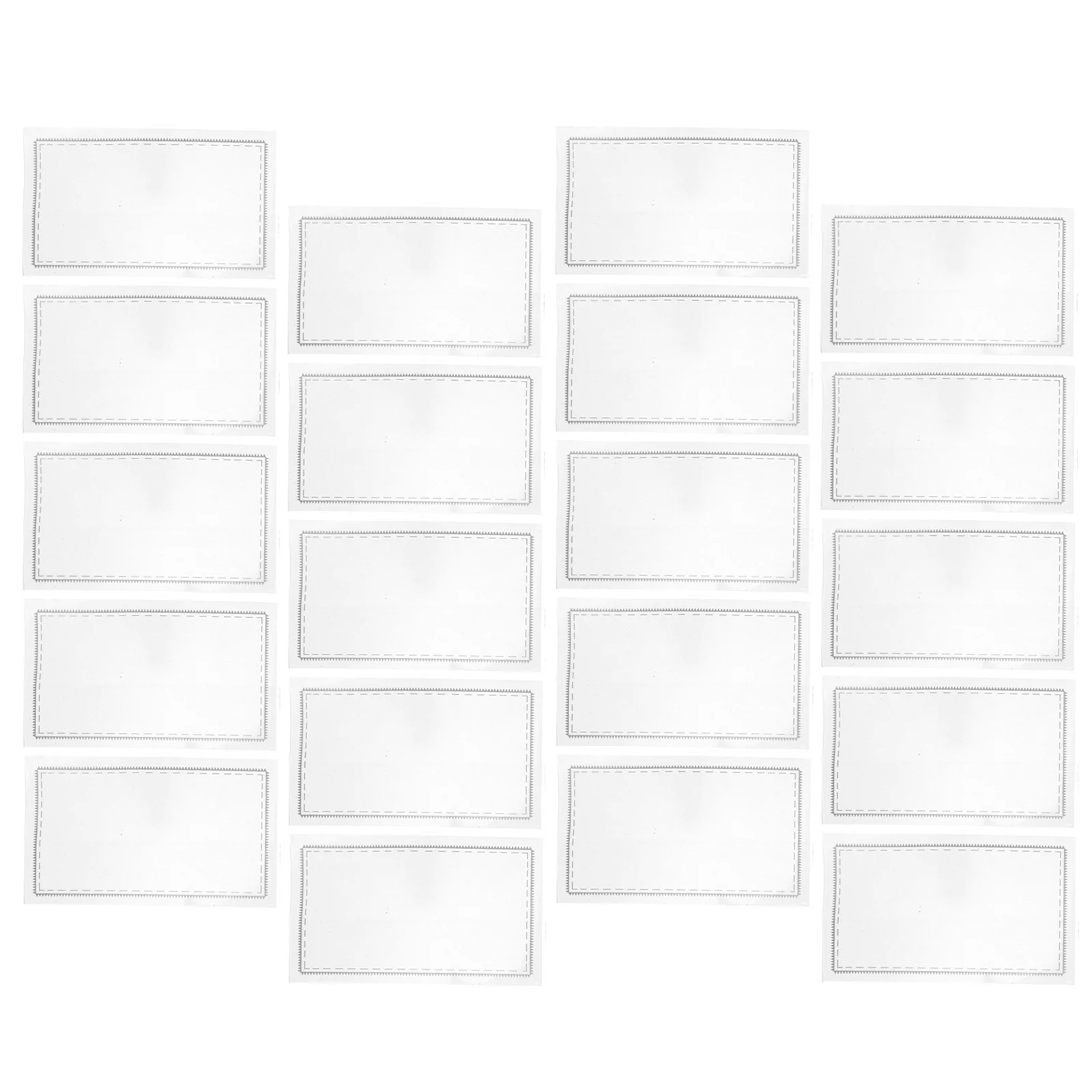 

50pcs Pvc Badge Cases Clear Id Holder For Employee Student Name Tags Office School Hotel Use Name Badge Holders