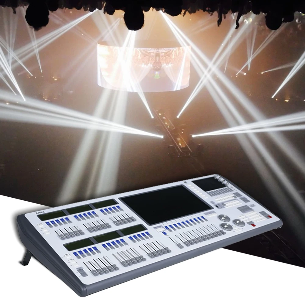 Professional Stage Lighting Console com Flight Case, Arena Controller, Titan no PC, Dmx512, Dj Lighting V1-6