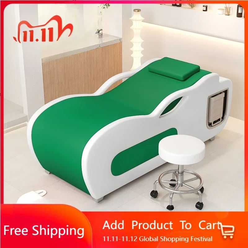 

Therapy Salon Stretcher Comfort Spa Hair Basin Bed Chair Makeup Professional Hairdressing Elegantes Cama Champú Rendy Furniture