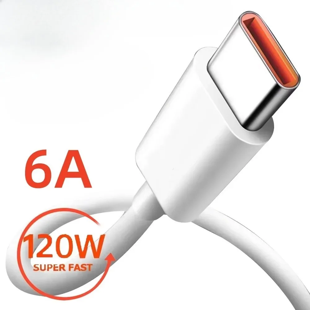 For Xiaomi 6A Fast Charging Type C Line 67W 33W Turbo Charger Cable For Mi 12 13 Ultra 11T Poco X3 X4 Redmi Note 12 11 10 9S Pro