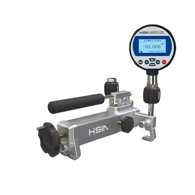 

HSIN685 Digital Pressure Gauge Manometer Calibrator Intelligent Differential Absolute Pressure Gauge Calibration Up To 250MPa