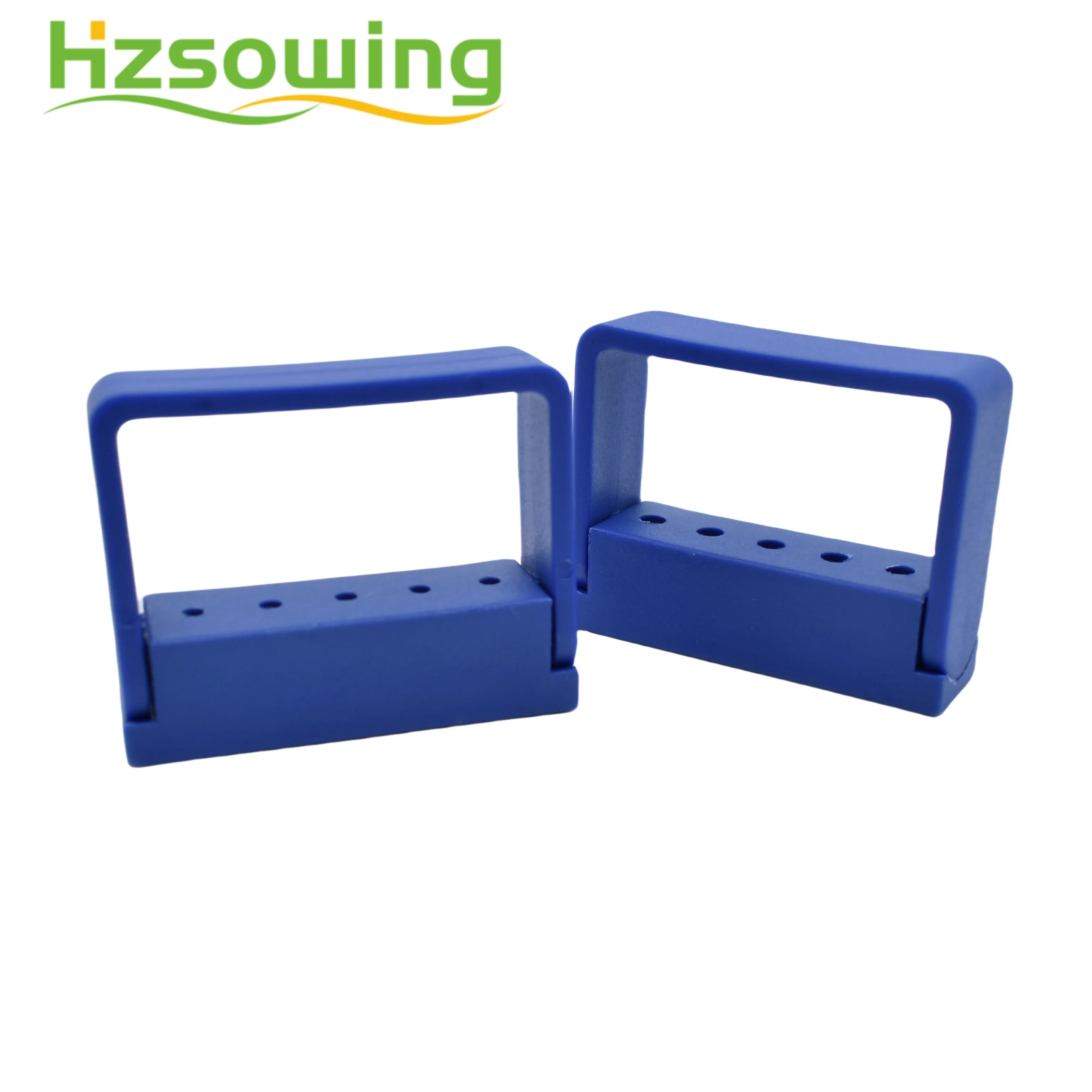 Dental Burs Holder 5 Holes Plastic Disinfection Tray 135 ℃ Endo Burs Holder For High speed Burs