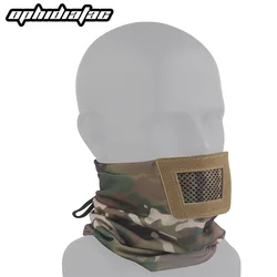 OPHIDIAN Folding Protective Knight Half Mask Outdoor Hunting Accessories Hiking Cycling  Shooting Windproof Breathable Mask