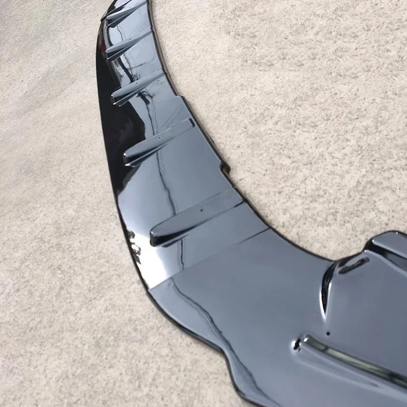 For VW Golf 7 MK7 7.5 GTI R-Line R Car Front Bumper Splitter Lip Diffuser Spoiler Cover Lower Splitter Blade Guard CS Style