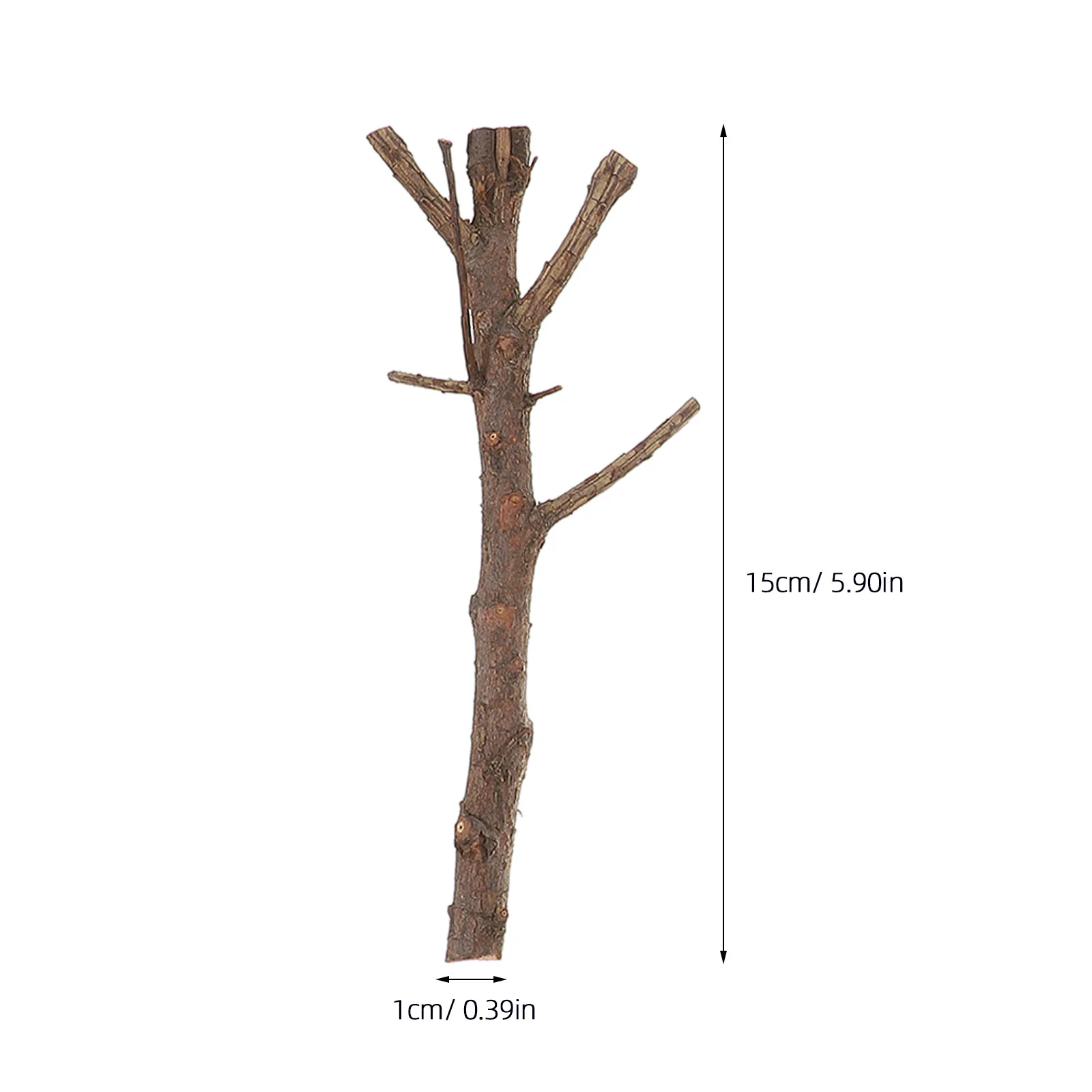 15 قطعة 15 سنتيمتر DIY بها بنفسك العصي الخشبية محاكاة عيد الميلاد الديكور العصي للحرف اليدوية العلامات الزينة اليدوية مشاريع فنية