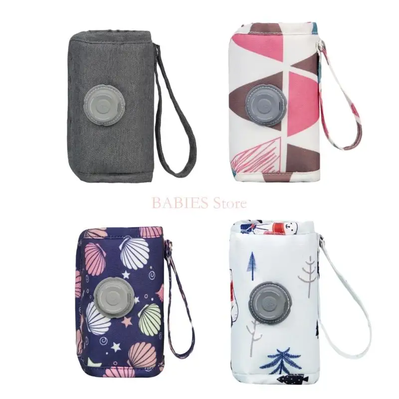 C9GB Bottle Thermal Bag with 3 Temperature Settings Travel Friendly Bottle Warmer Bag Perfect for Traveling or Everyday Use