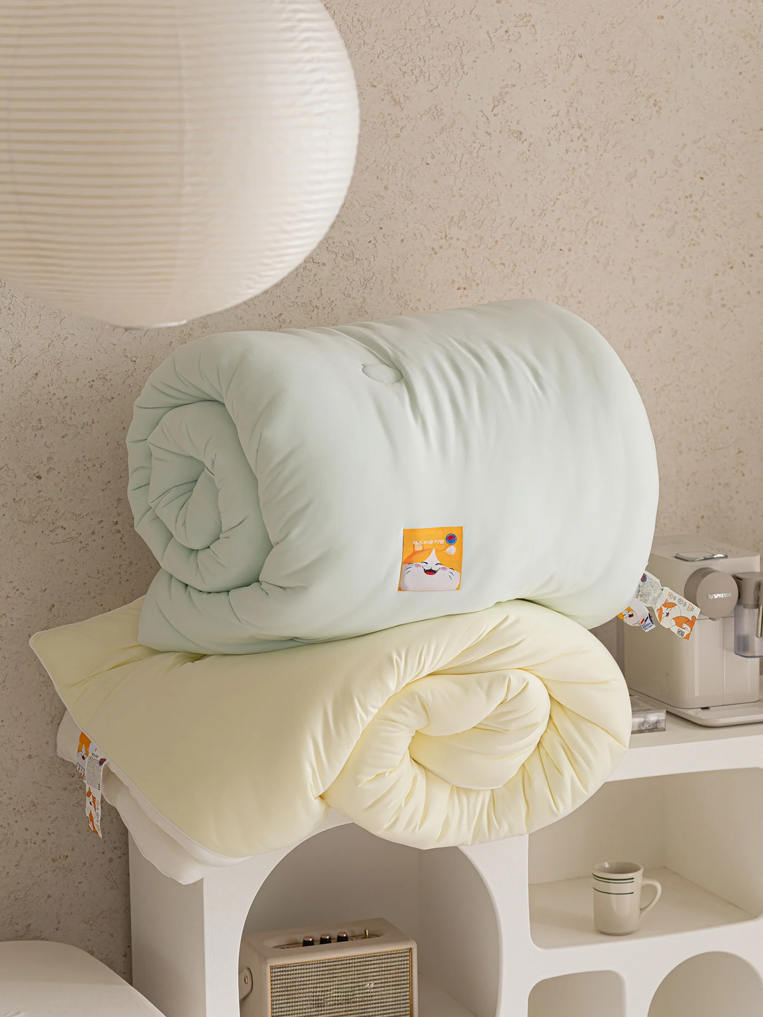 

Macaron Colored Winter Comfortable Thickened Warm Quilt Core Spring Autumn Soft Home Use Autumn Winter Polyester Fiber Filling