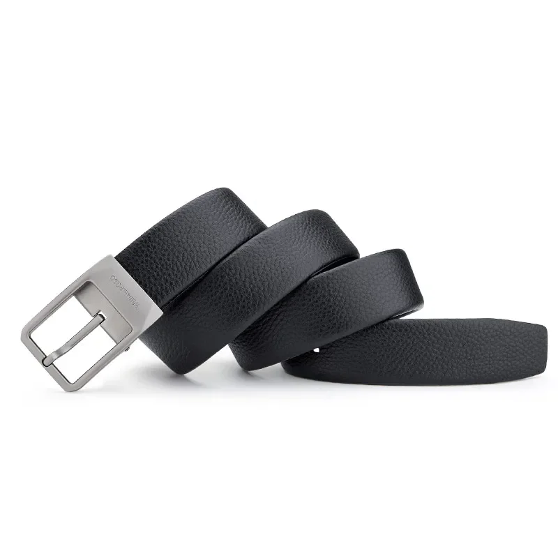 Brand New fashion men's cowhide belt simple alloy needle buckle men's belt high product belt quality spot wholesale