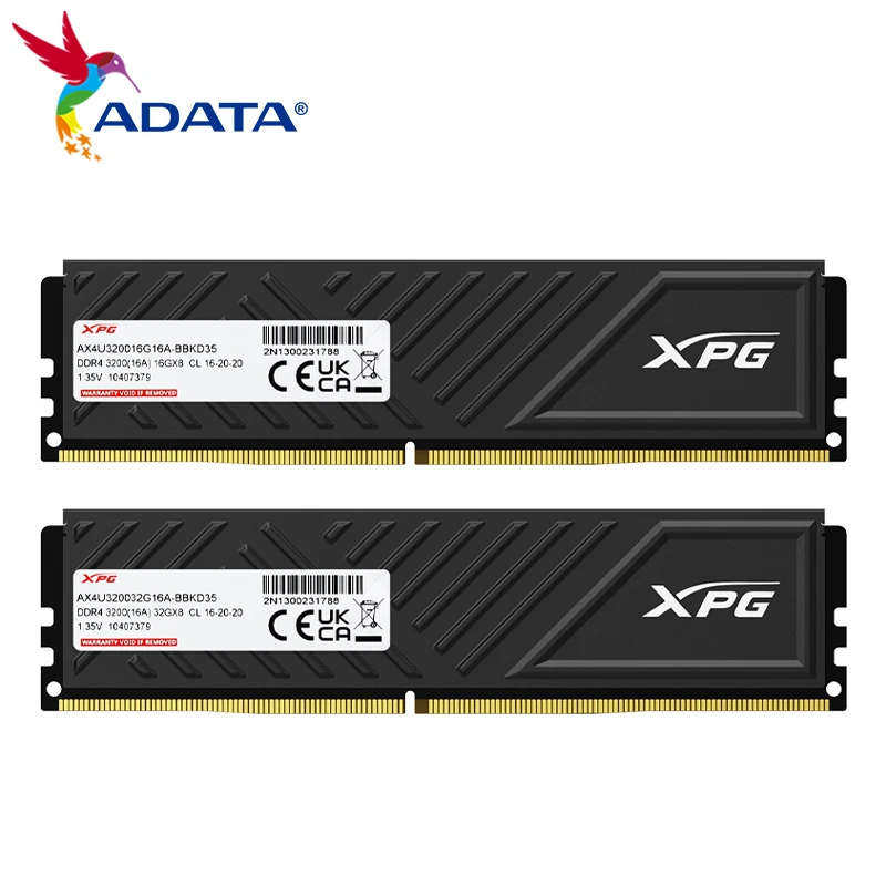 ADATA-Mémoire RAM Xaf DDR4, D35, 3600MHz, 8 Go, 16 Go, Support XMP2.0, Mémoire de bureau avec dissipateur de chaleur, 288 broches, SDRAM