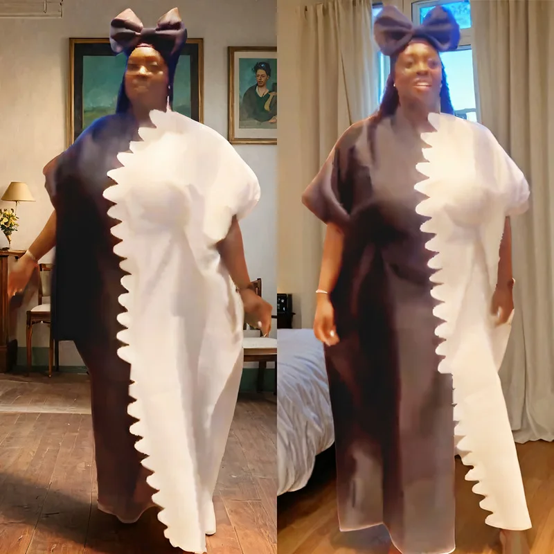 Novos vestidos de festa de noite africanos para mulheres cetim ancara dashiki áfrica roupas lenço robe boubou vestido solto kaftan abaya