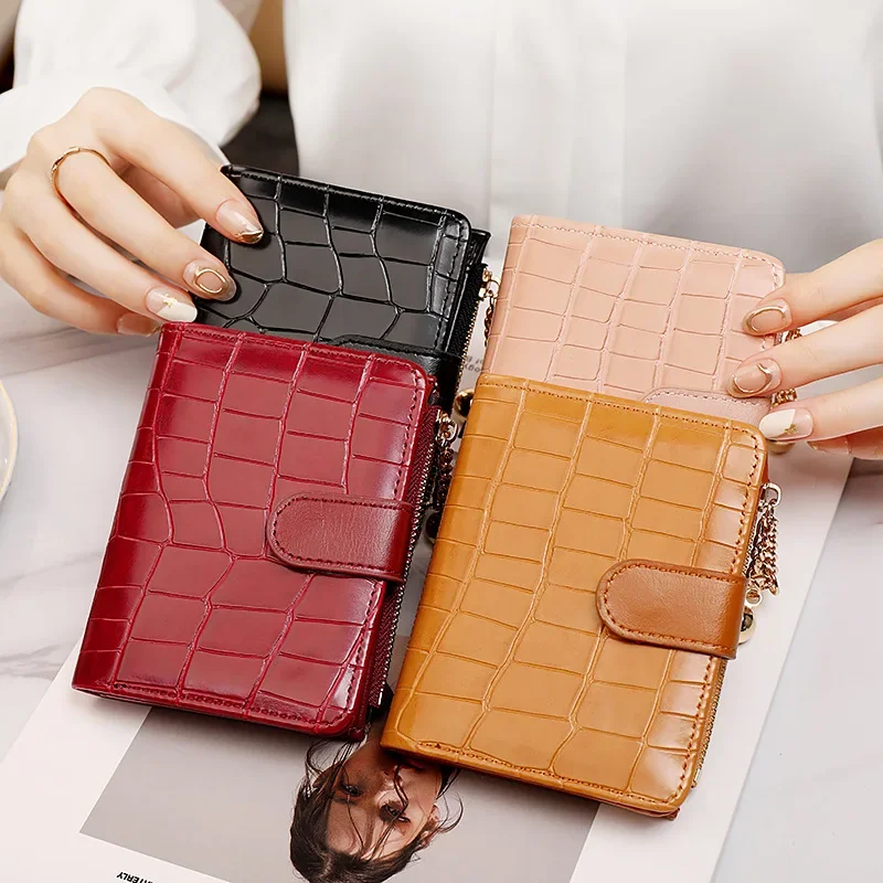 Women Stone Pattern Small Wallets PU Leather Coin Pures Ladies Popular Card Holder Mini New Design Standard Purses for Women