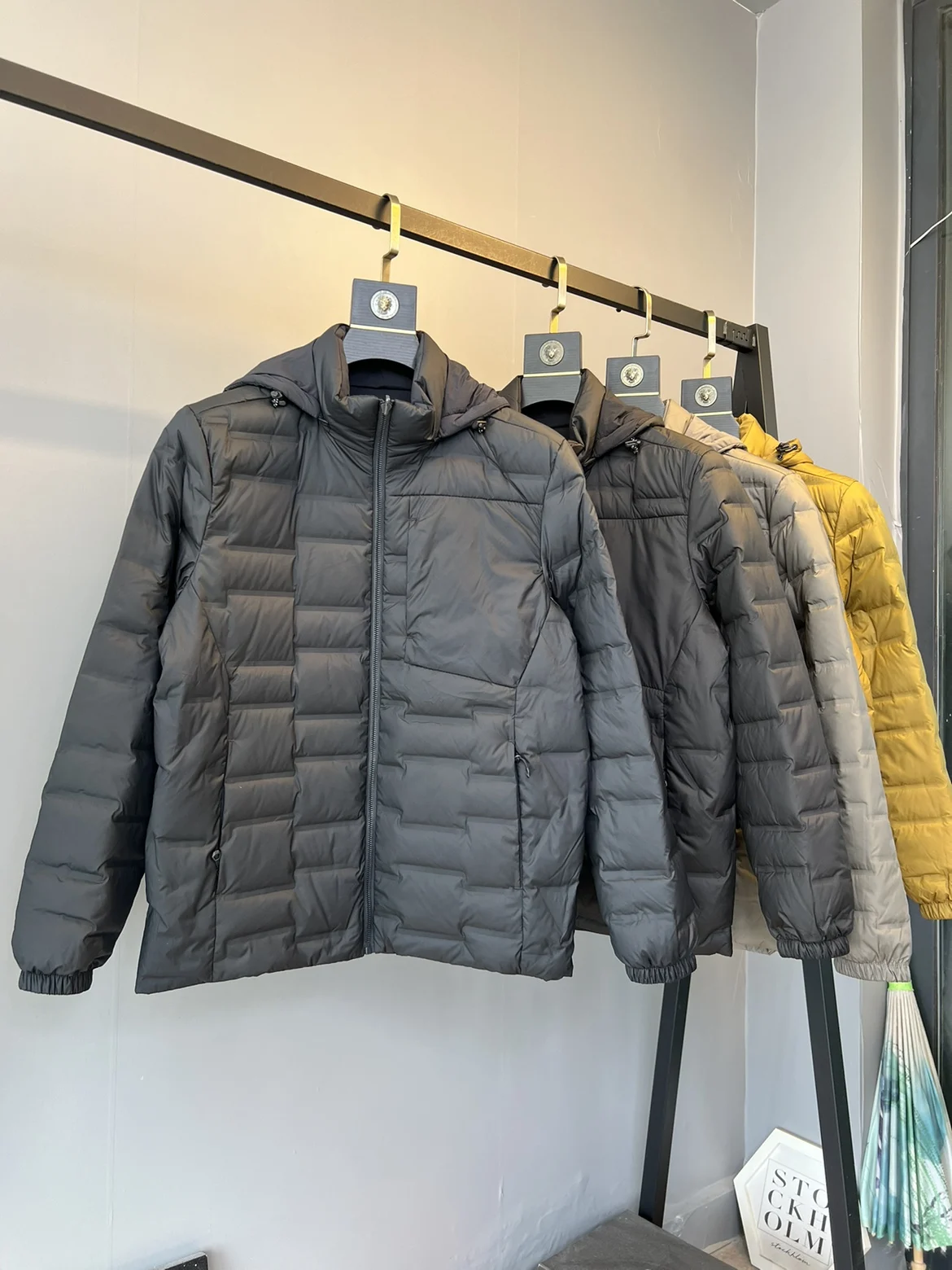 

Мужская двусторонняя легкая теплая куртка-пуховик с капюшоном для активного отдыха, замена зимней одежды Bird Home, модная модель