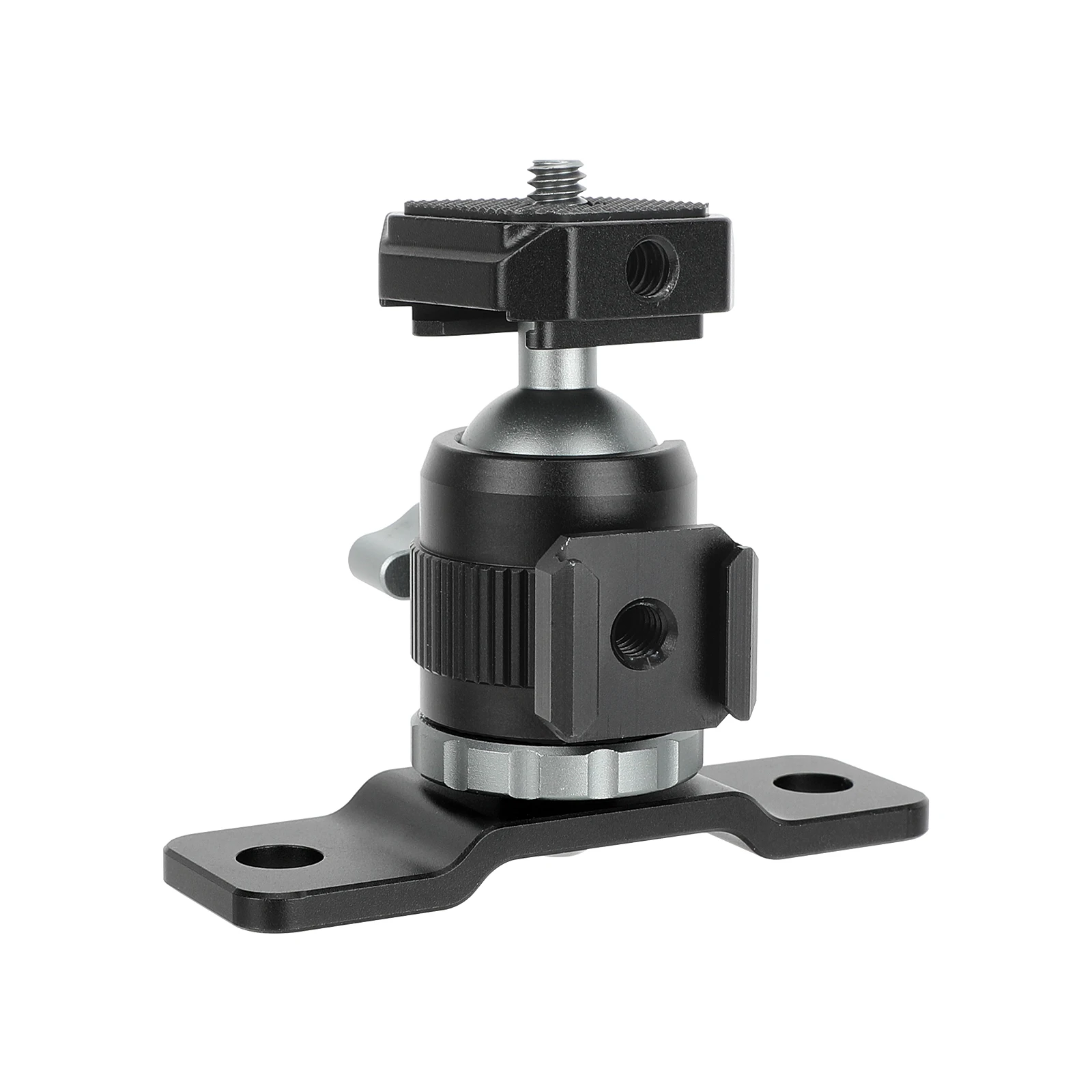 

HDRIG Wall / Ceiling Mount Multifunctional Ball Head With 1/4"-20 Screw & Cold Shoe Mount & 360° Rotation & 90° Tilt For Photo