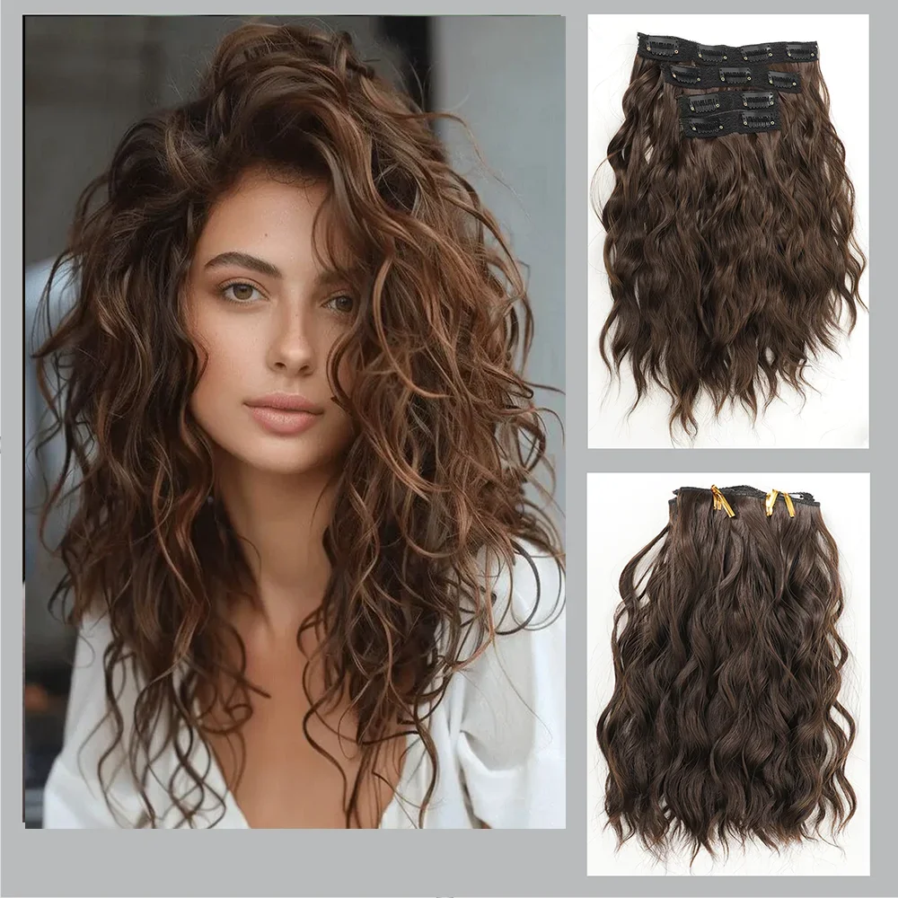 

12 inch synthetic women's fashionable wave short roll hair extensions, top of the hair extensions, hair extensions, ponytails,