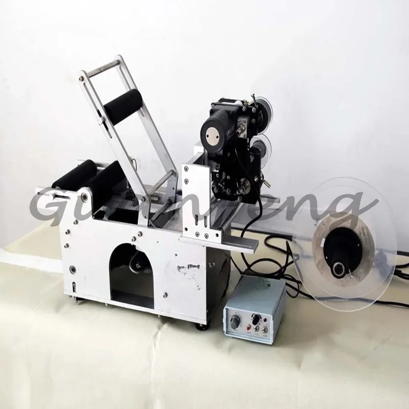 For LT-50D Semi-automatic Round Bottle Labeling Machine with Date Label Printer