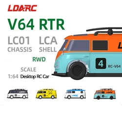 LDARC Radian V64 RTR zdalnie sterowanym samochodowym 1:64 Mini miniaturowy Model zdalnie sterowana imitacja samochód wyścigowy zdalnie sterowanym samochodowym do gry wszędzie