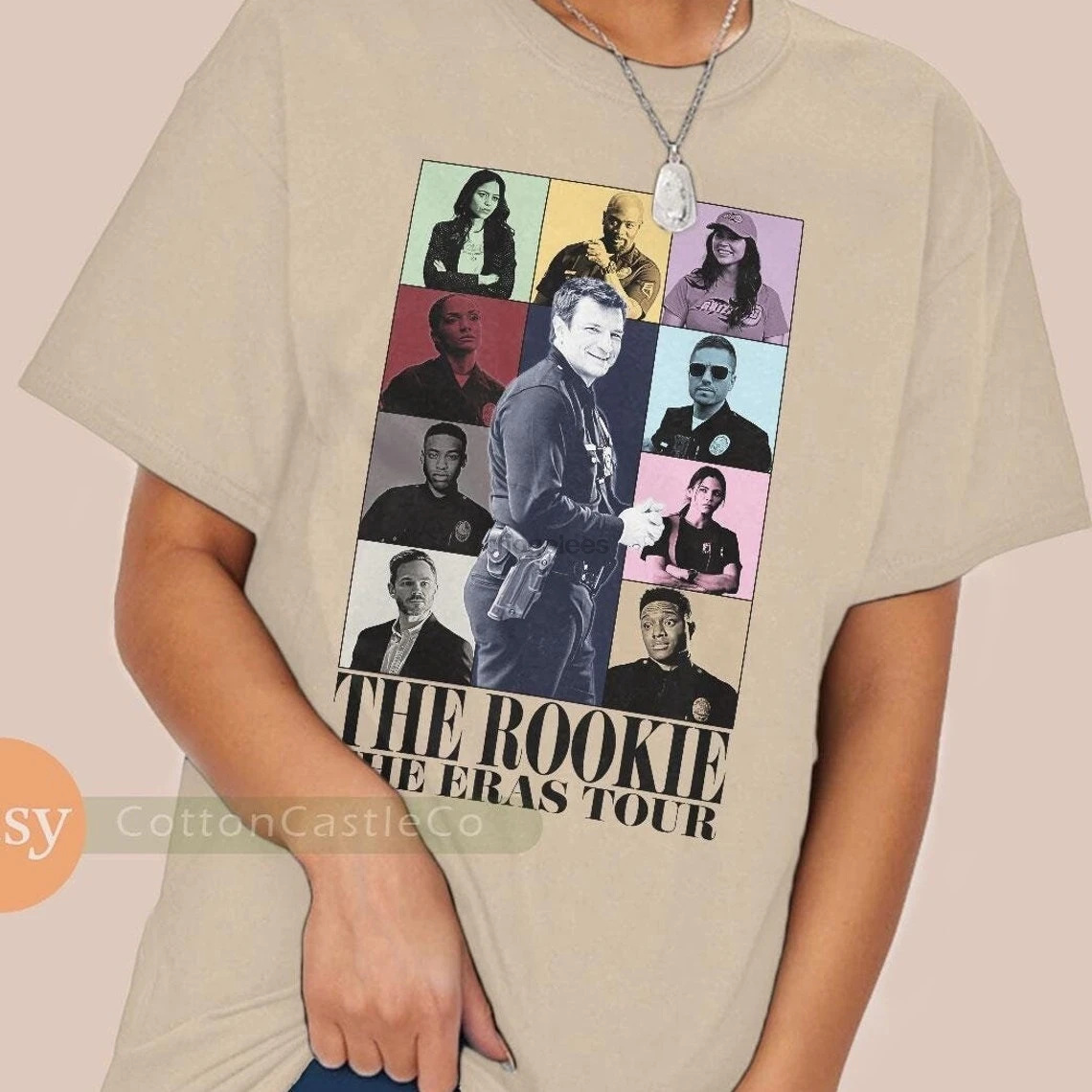 The Rookie Shirt tim bradford inspired Tee 90s tv television series concert style T-Shirt h008