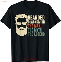 Bearded Blacksmith The Man The Myth The Legend Gift Unisex T-Shirt