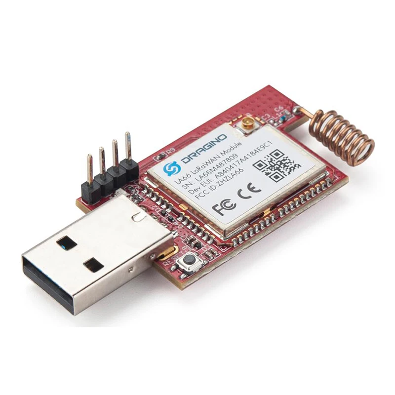 Dragino-adaptador Lorawan Usb Lorawan V1.0.3 Open-source Waveform Protocolo Lora La66 Original