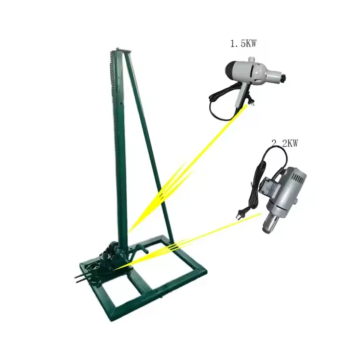 Easy-to-install handheld shallow well dilling rig rotary dilling rig with gearbox
