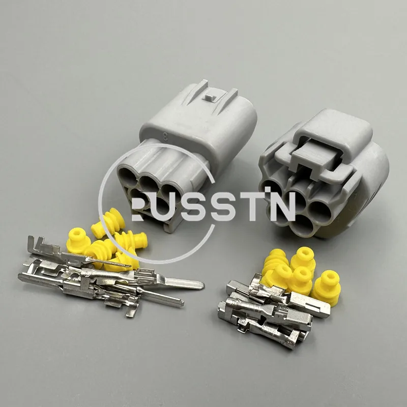 1 Set 5 Pin Automotive TS Waterproof Socket Starter Electric EVO Wiper Motor Connector 6189-0504 6188-0327