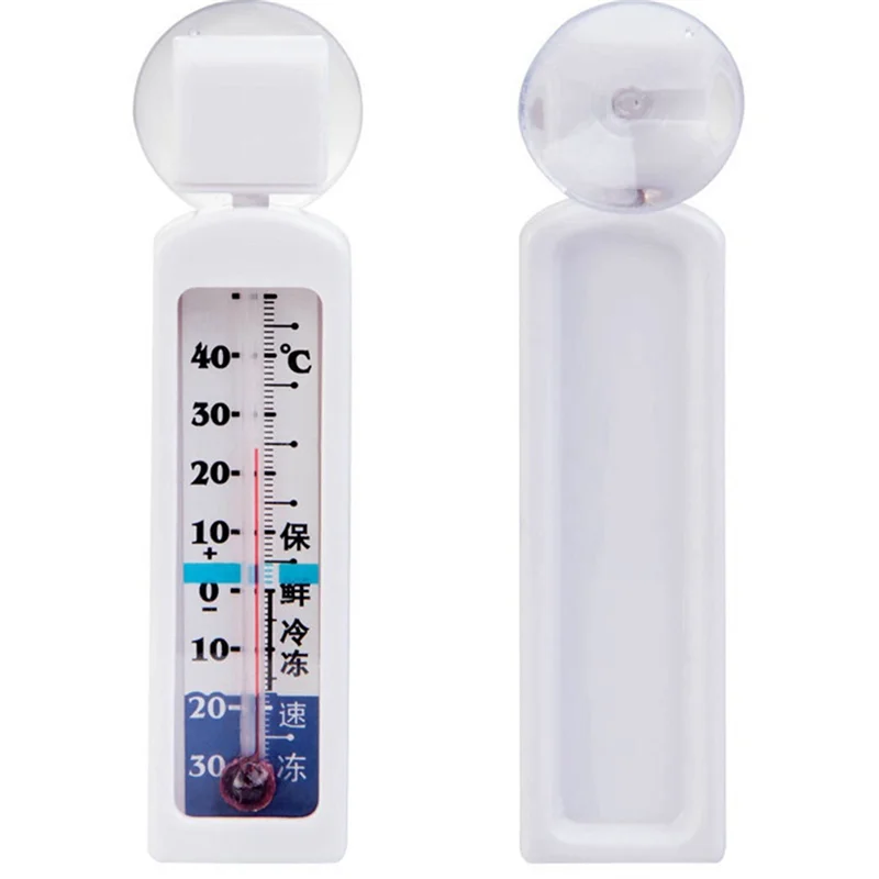 5 عبوات من ميزان حرارة الفريزر لخط الثلاجة ومقياس درجة حرارة التبريد للاستخدام المنزلي -30 ℃   إلى 40 ℃   HY