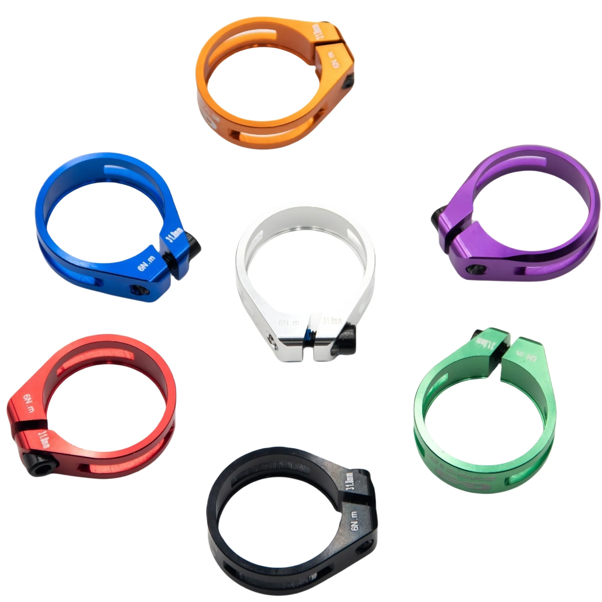 AliExpress EVOSID MTB Bike Seatpost Clamp 31.8mm Road Bicycle Seat Tube Clip 34.9mm Ultralight Mountain Bike Seat Pipe Bicycle Accessories