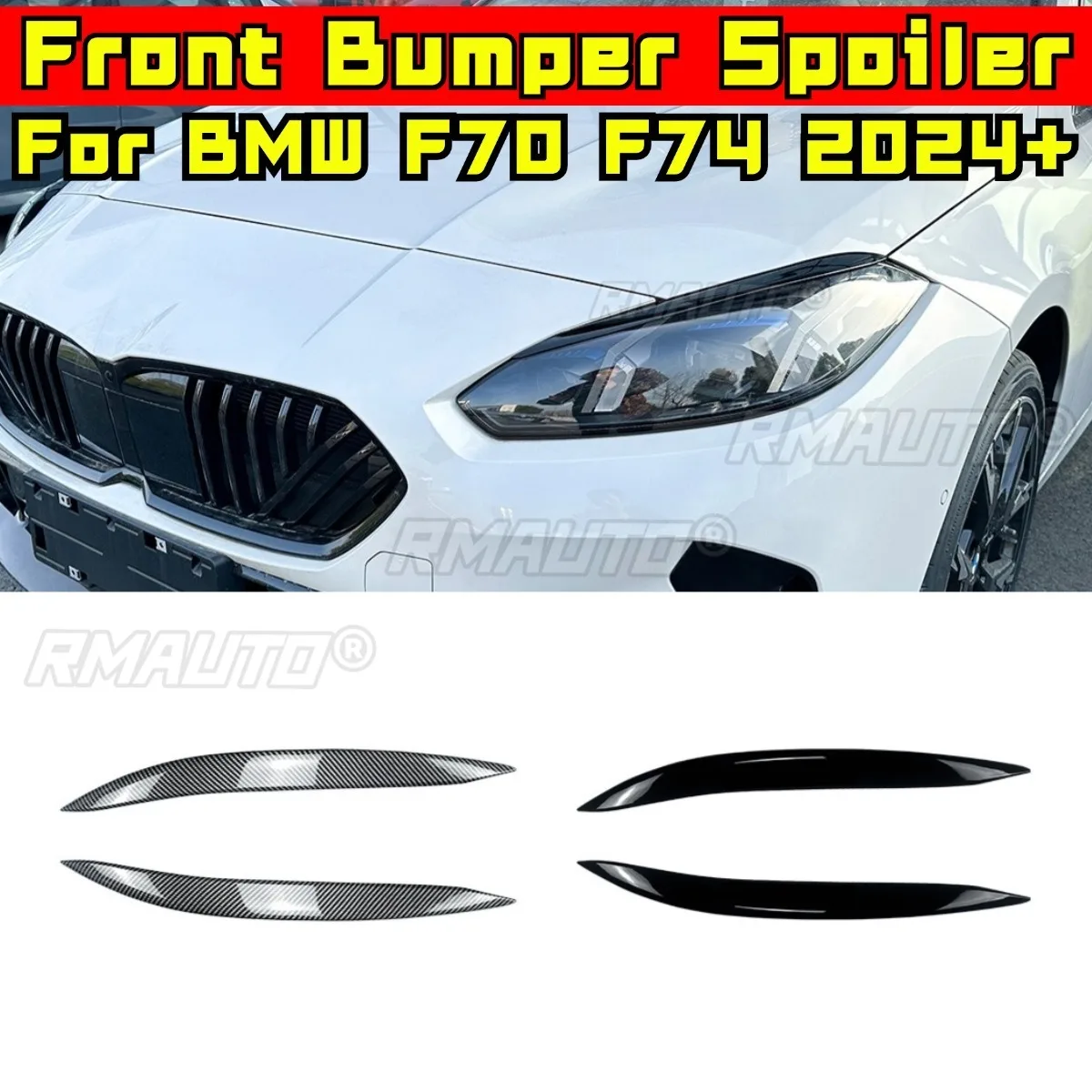 

Car Headlight Trim Decorative Strip Lamp Eyebrow Trims Frame Body Kit For BMW 1 Series F70 2 Series F74 2024+ Accessories