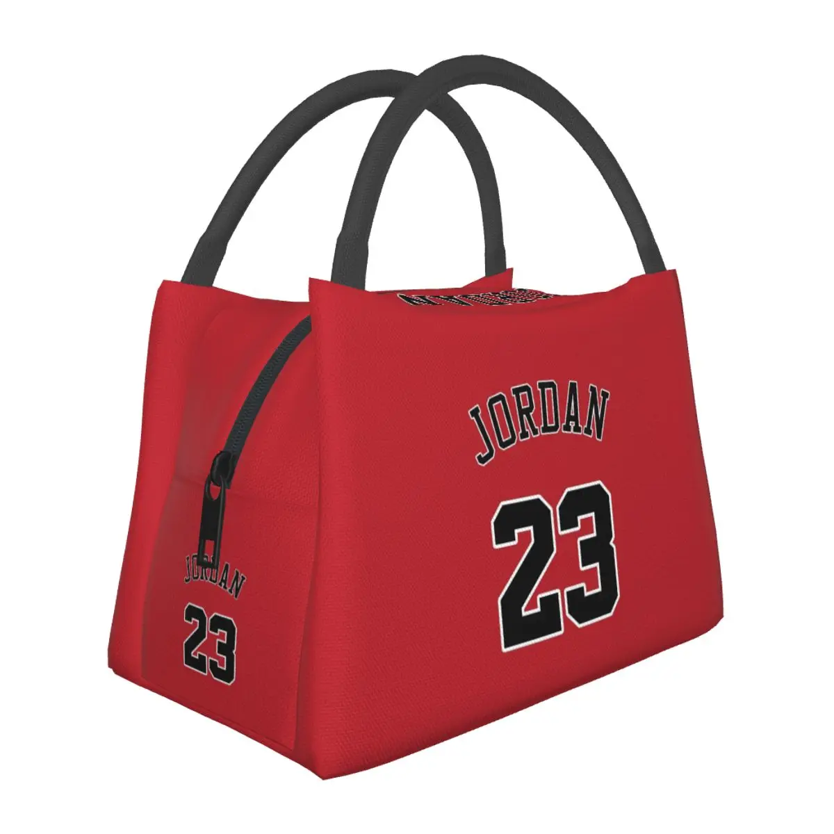 23-MJ Michael-Jordan Jordan Insulated Lunch Bag Leakproof Cartoon Lunch Container Cooler Bag Tote Lunch Box Work Picnic Food Bag