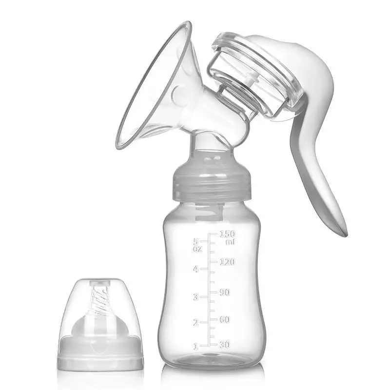 Standard manual breast pump accessories with high suction power breast pump