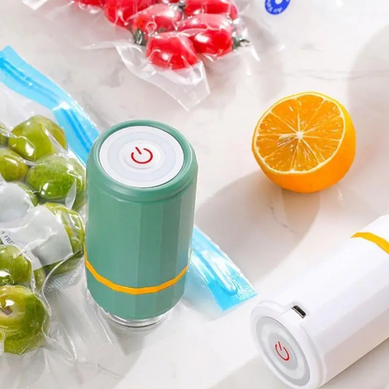 J1HF Efficient Storage Solution Electric Small Vacuum Sealer Electric Saver ABS Texture Suitable for Various Foods
