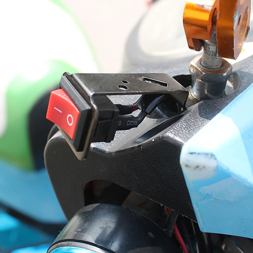 

Motorcycle Switch 2.7x2.1x1.4cm Durable ON OFF Button 45cm Cable Headlight Light Power Outlet ATVs Scooters Snowmobiles