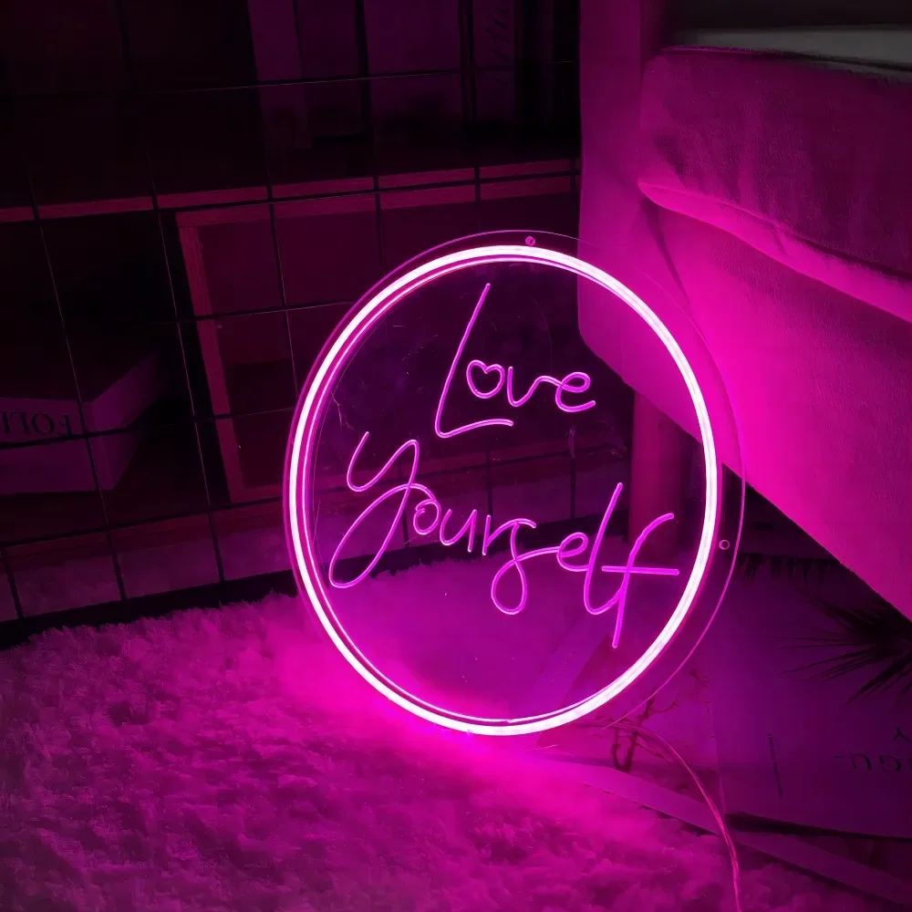 Love ABLE Self Neon Sign Graver, Personnalité Personnalisée, USB, LED Shoes, Lettres pour Café, Bars, Décoration, Lumières sur le Mur