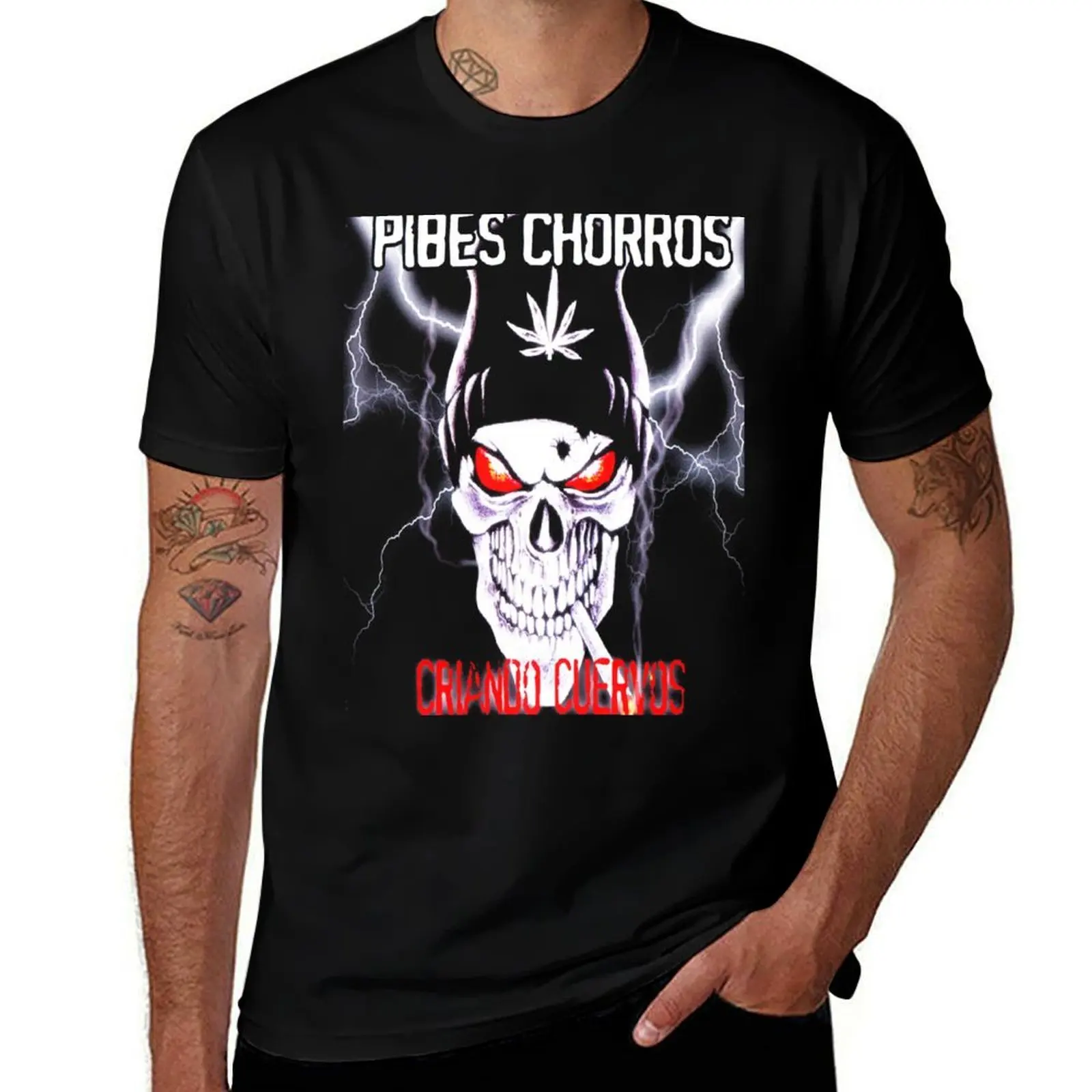 

Pibes Chorros T-Shirt t shirt men 100% cotton luxury brand cotton t shirts man 100% anime t shirts oversize T-Shirt