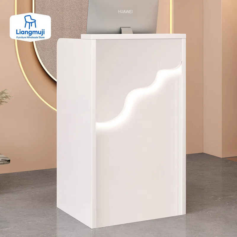 

Checkout Page Counter, Simple Modern Small Front Desk, Restaurant Reception Desk, Cash Register, Bar Table ,Theke Empfang