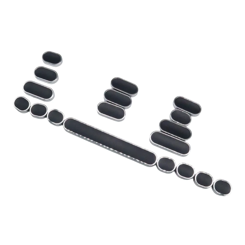 Elegant Black Keycap Set, 18Pcs, Suitable for Mechanical Game Keyboards