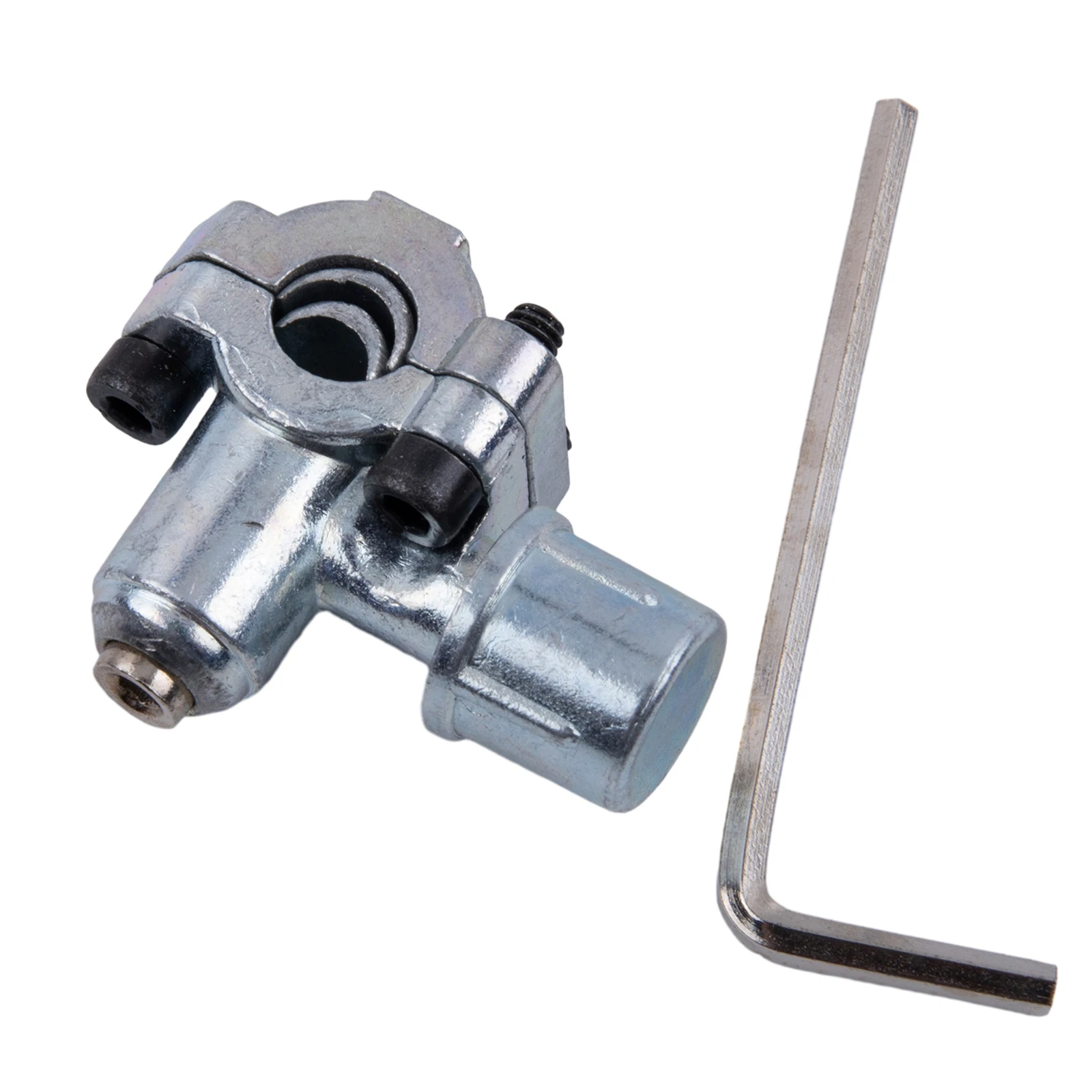 Line Tap Valve Puncture Valve 1/4 Inch 5/16 Inch 3/8 Inch Air Conditioner Silver Color With Spanner Replacement Parts