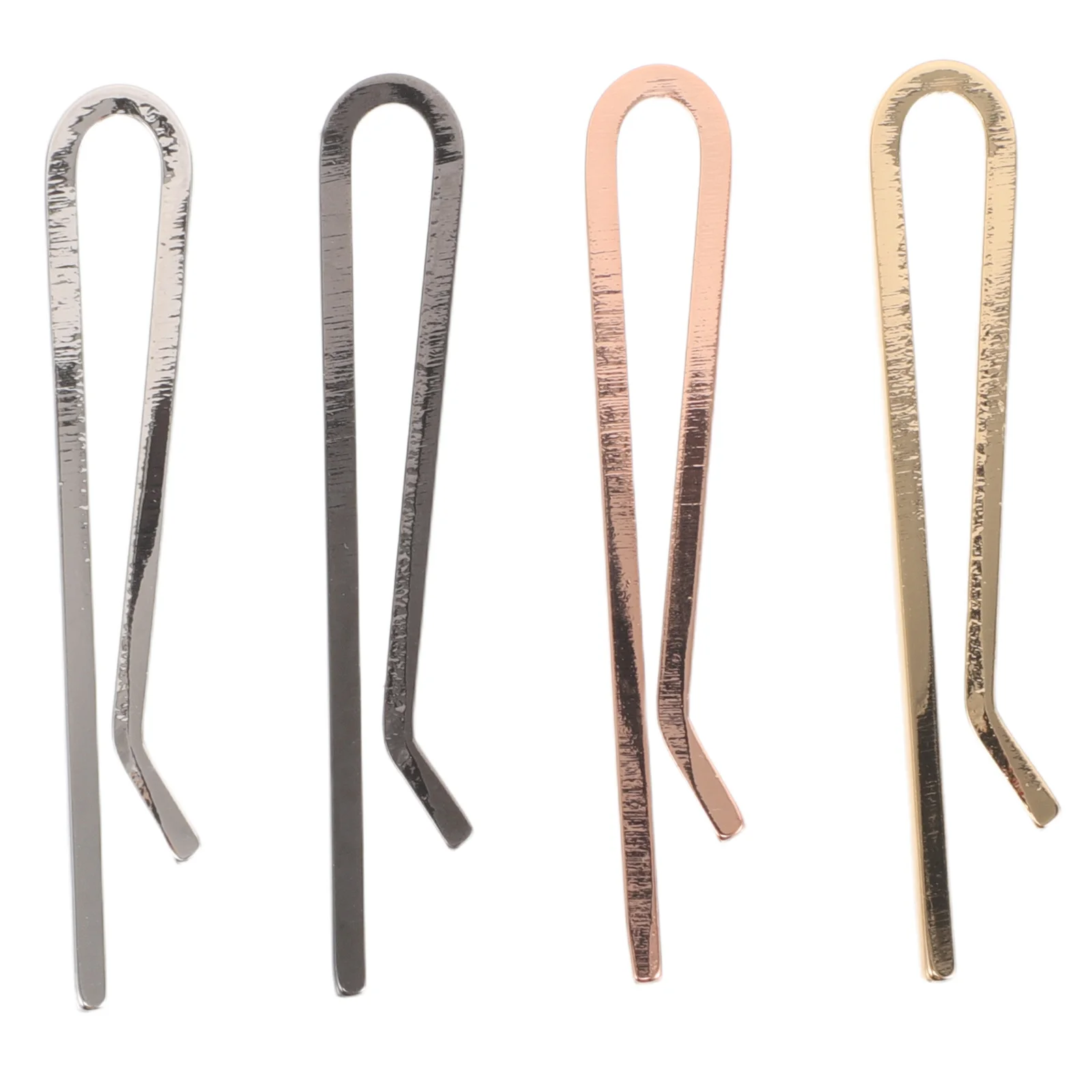 4pcs Tie Clip For Men Solid Brass Necktie Clip Bar Set In Gold Silver Gunmetal Black Rose Gold Wedding Business Formal