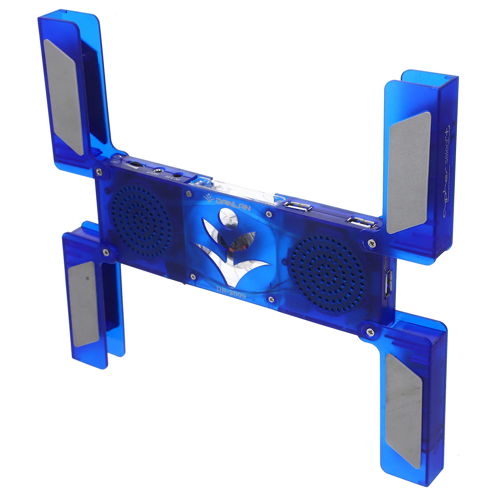 

Led Cooling Pad For Laptop Foldable Cooling Fan Stand Rgb Lights Compatible With 15.6 Inch Laptop Cooler Holder Portable