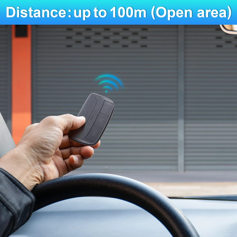 Universal Gate Remote Control Garage Door Control 3 In 1 Multifrequency Remote 310-390Mhz Rolling Code Remote Control-AT81