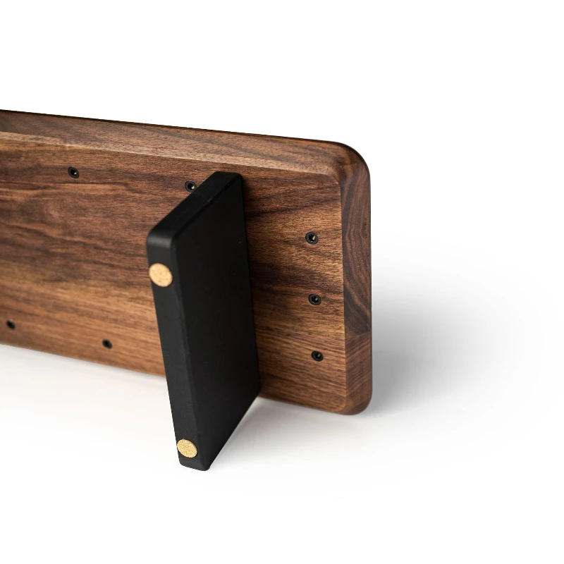 North American black walnut solid wood, monitor height increase frame, desktop storage, modular bracket