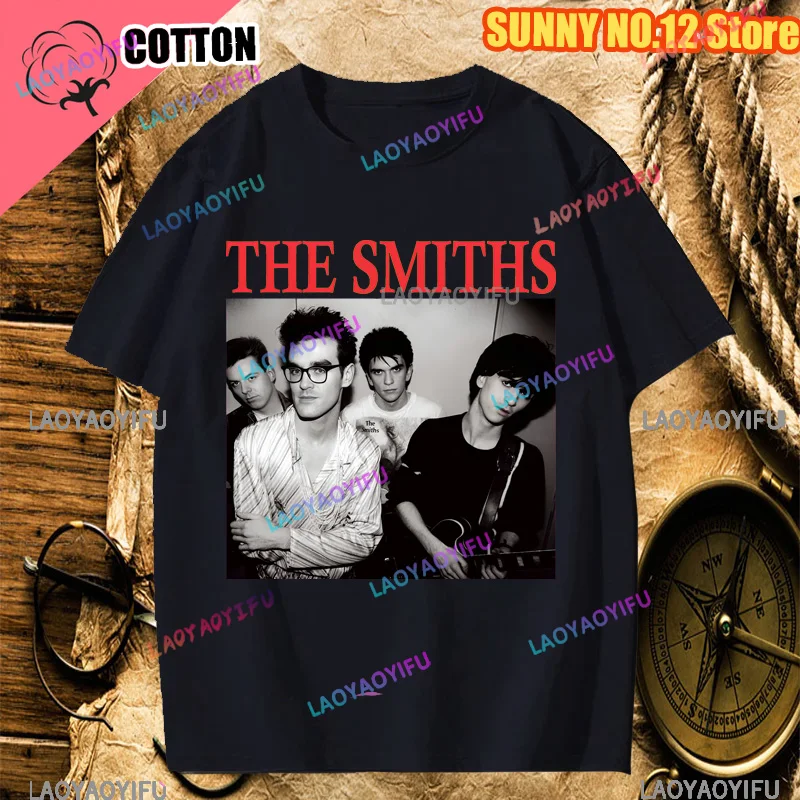 The Smiths T Shirt Men Rock Band Tee Women Vintage Short Sleeve Tops Retro Clothes Streetwear Hip Hop Clothing