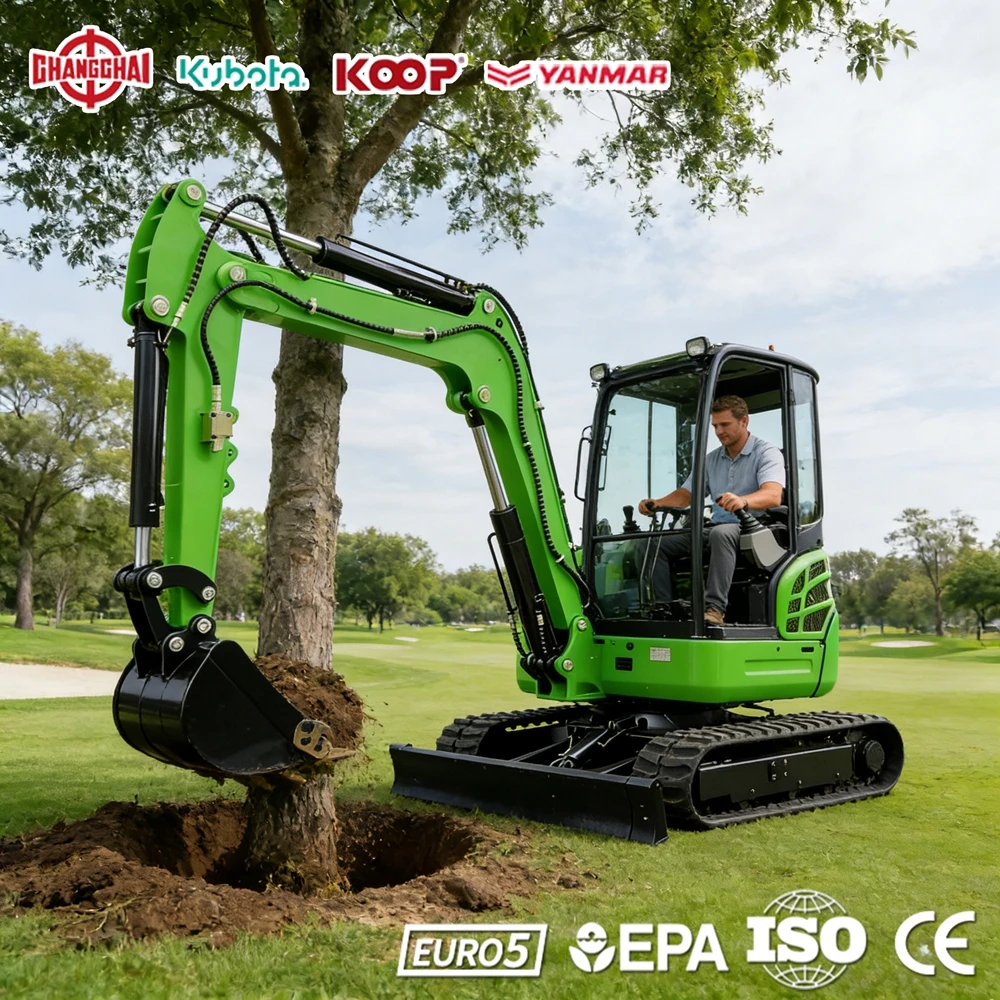 

Mini Excavator 1.2Ton Agricultural Construction 1.0Ton Yanmar Engine 1.8Ton Europe EPA Euro 5 CE Fast Delivery