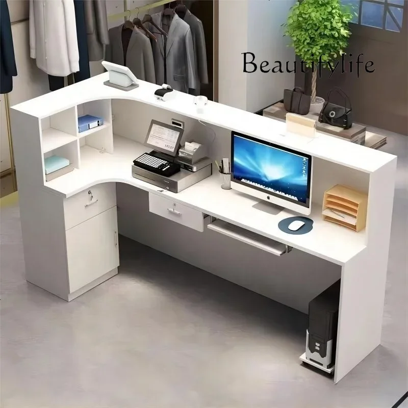 custom.Modern Design Custom Logo Curved Reception Table Design Office Reception Table Visitor Table