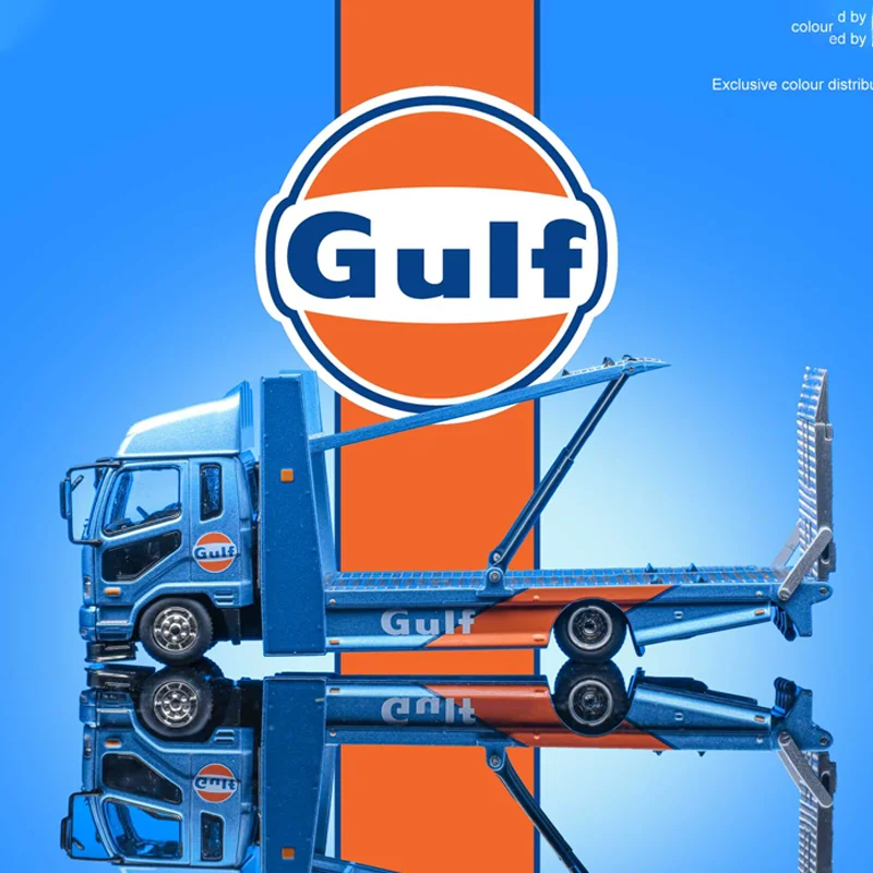 Nouveau en Stock 1:64 Gcd Mitsubishi Fighter Mk2 Gen.2 Rv grue remorque camion modèle alliage Miniature moulé sous pression ornements jouet personnalisé