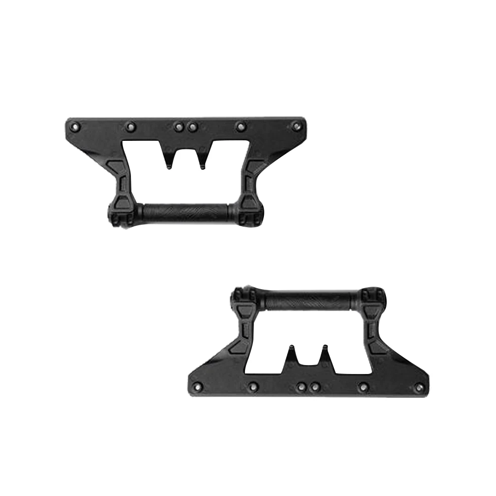 SXMA JL1228 Front Handle 2 PCS Black Aluminum Alloy Grip Bar Pulling Tab Auto Interior Safety Handle For Jeep Wrangler JL 18+