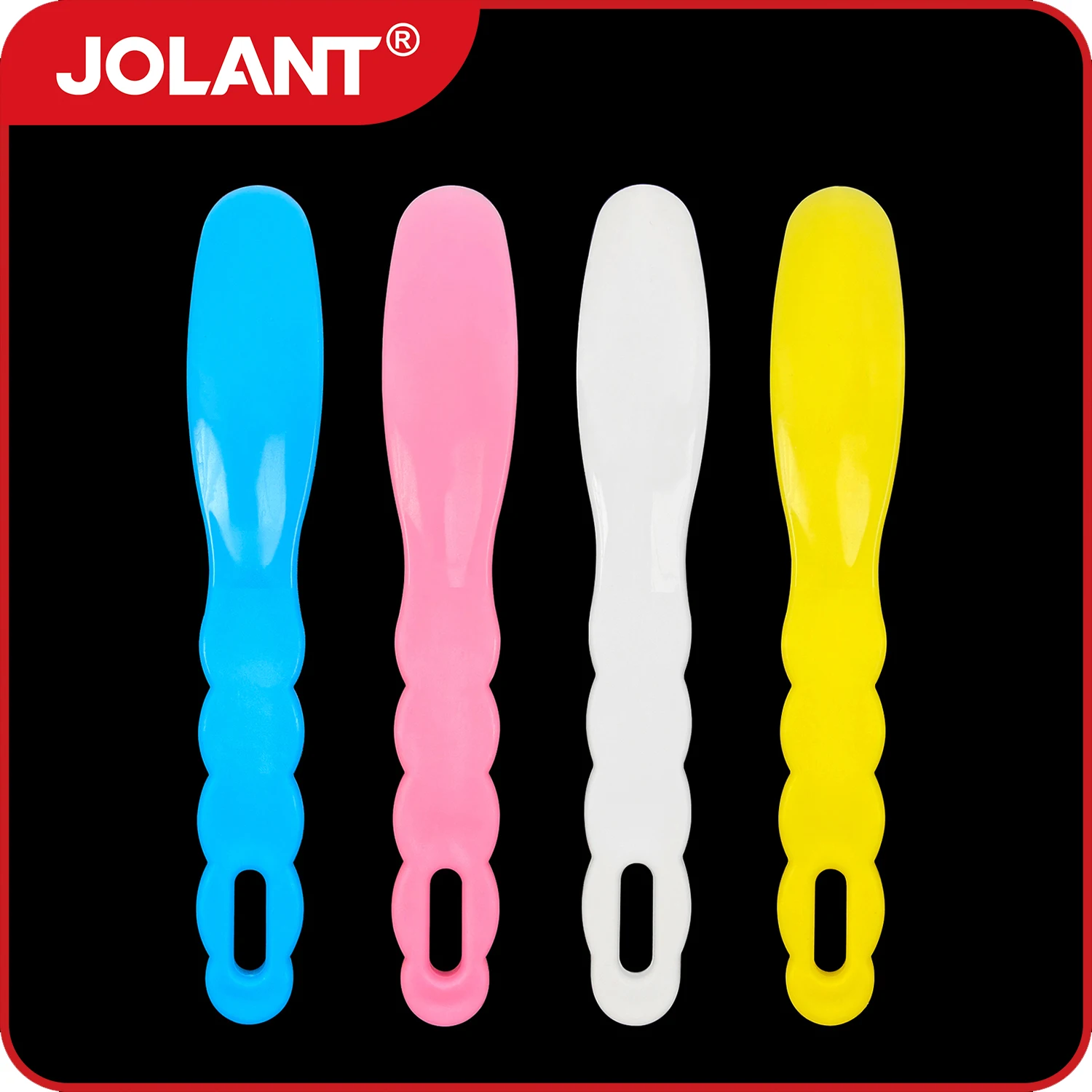 4pcs/Set JOLANT Dental Disposable Plastic Mixing Spatula Mixing Knife Cement Powder Mold Material Dental Tools Dentistry